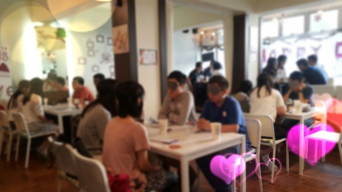Speed Dating HelpMeSee X HKRD 合辦慈善約會活動Dating in the Dark - matching 、配對 、約會 、 交友、結識異性專家